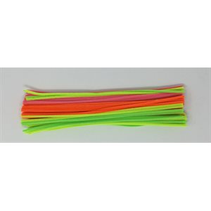 Pipe Cleaners 12" ASST'D NEON ~PKG 100