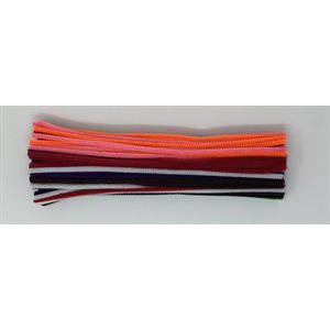 Pipe Cleaners 12" ASST'D ~PKG 100