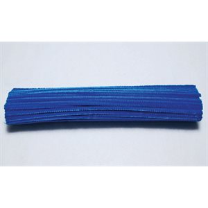 Pipe Cleaners 12" ROYAL BLUE ~PKG 100