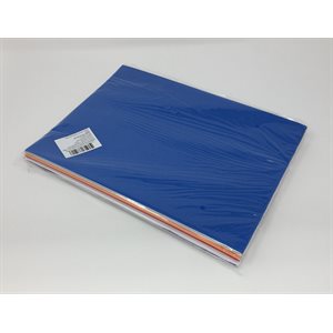 Foam Sheets - Self Adhesive in Assorted Colours 9x12 ~PKG 10