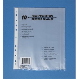 Sheet Protectors ~PKG 10
