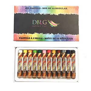 Regular Oil Pastels ~BOX 12