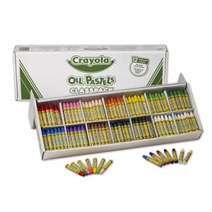 Classpack Hexagon Oil Pastels ~BOX 336