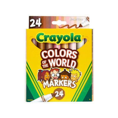 Multicultural Washable Markers ~BOX 24