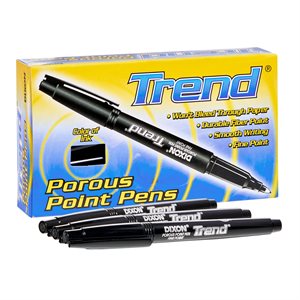 Trend BLACK Porous Fine Line ~BOX 12